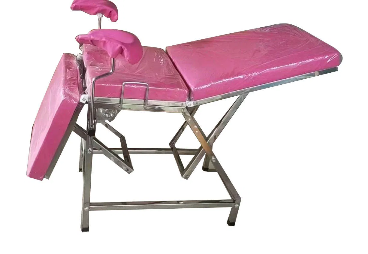 Factory Supply Cheap Price Medical Foldable Portable Gynecological Examination Chair Hospital Furniture