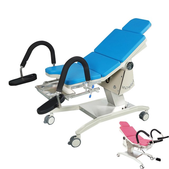 Clinic Hospital Electric-Hydraulic Gynecological Examination Chair He-609d