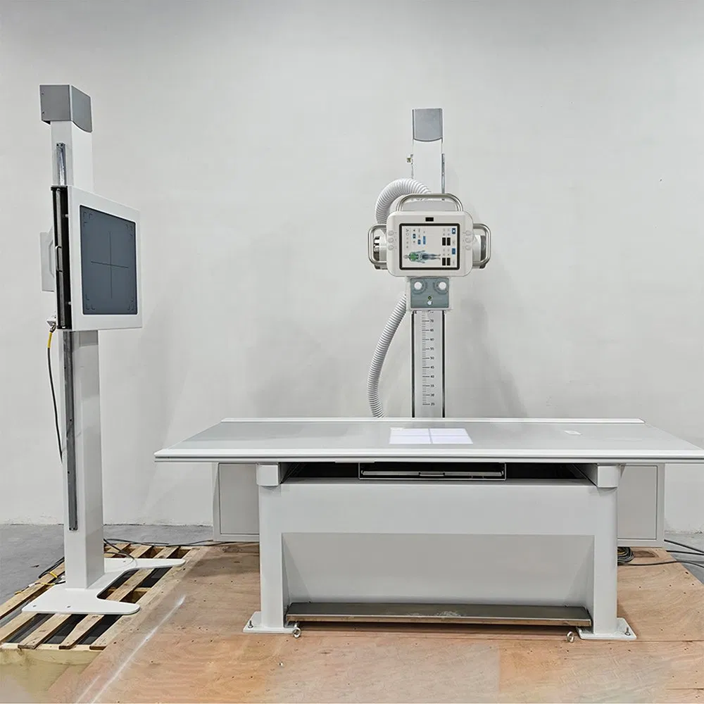 High Resolution Imaging Three-Phase 380V Double Column 50kw Medical Dr X Ray Machine