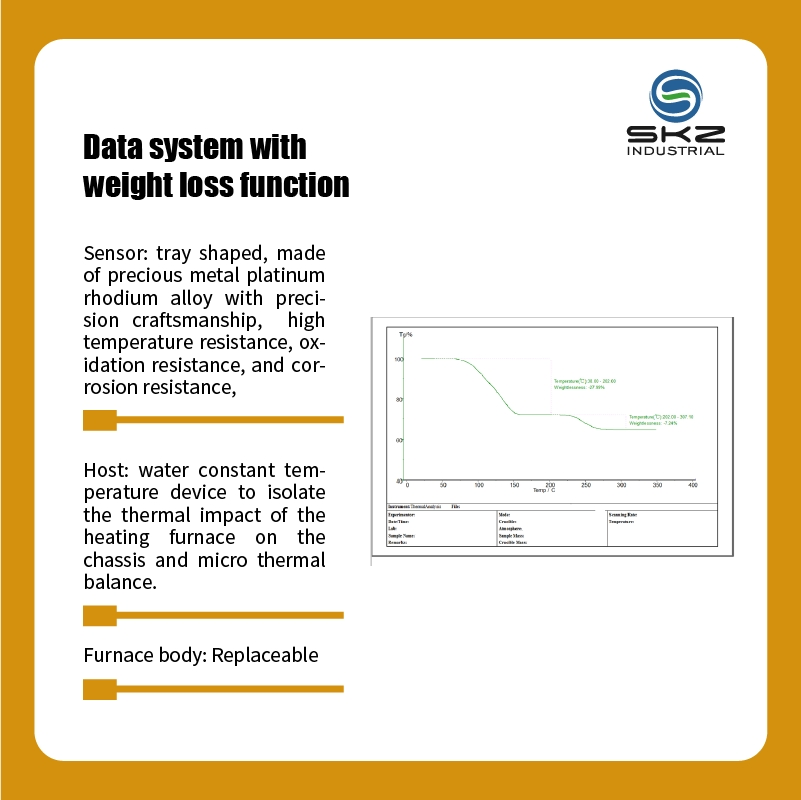 Skz1053A Tga Crucible 1150c Tga Thermo Gravimetric Analysis Lab Instrument