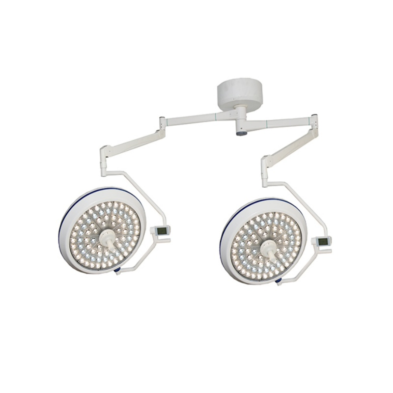 700/700 Double Dome Surgical Ceiling Light LED Medical Shadowless Operating Light