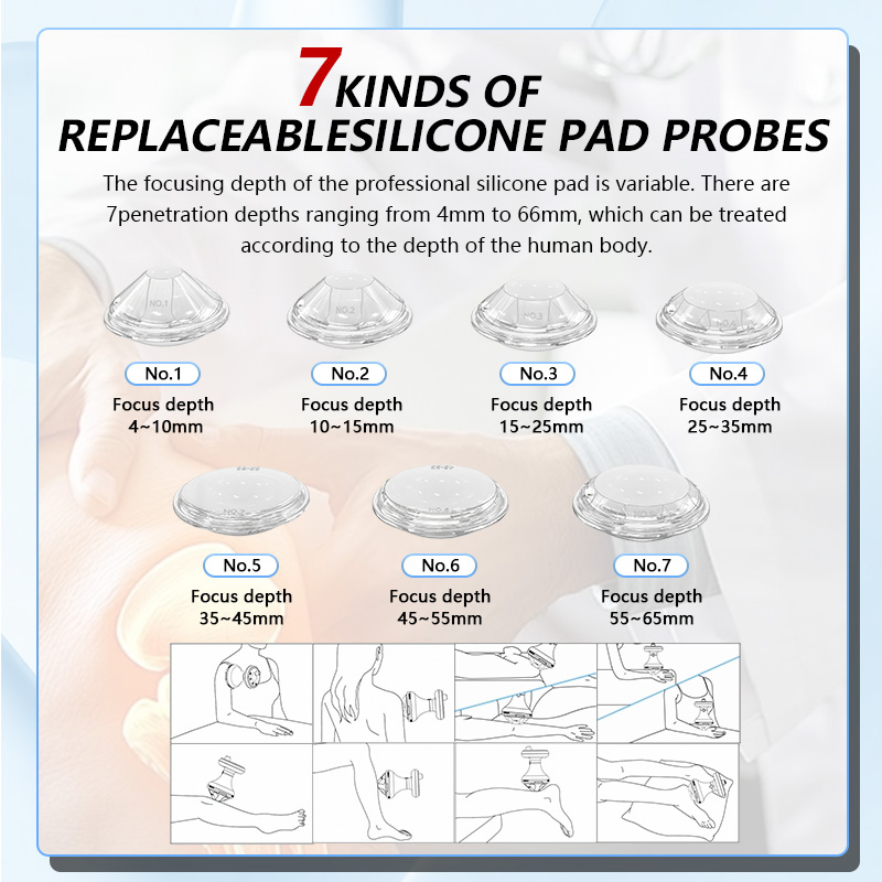 Professional Human Ultrasound Shockwave Mechanical Vibration Pain Management Physio Device Shockwave Therapy