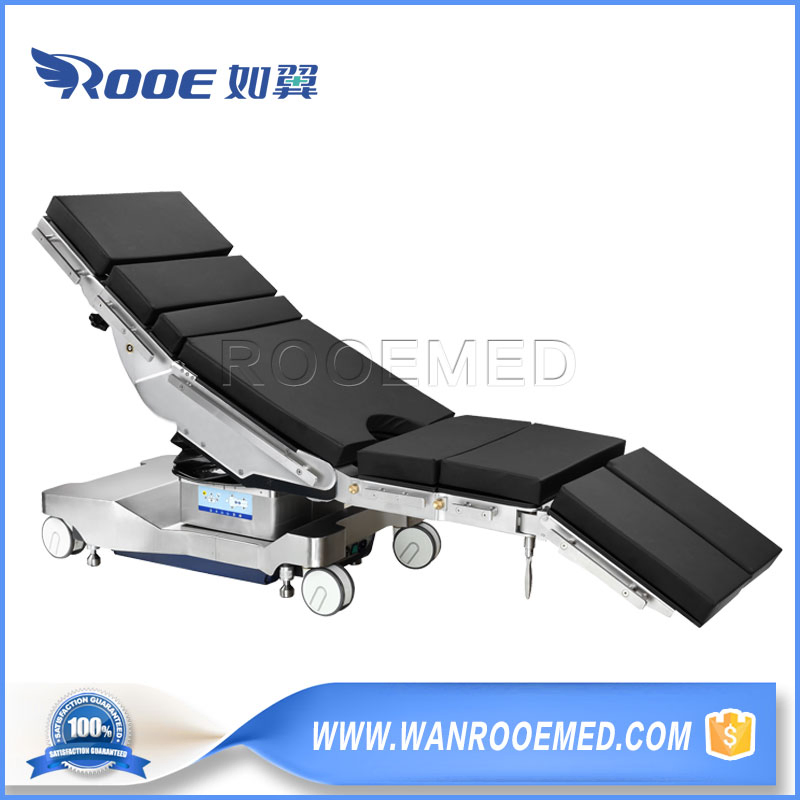 304 Stainless Steel 550-1050mm Low Position Operation Room Surgical Electric Hydraulic Operating Table