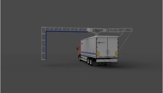 4-7.5 Mev Radiation Energymobile Vehicle Container Safety Inspection Machine Gold Detector MRI Scanner