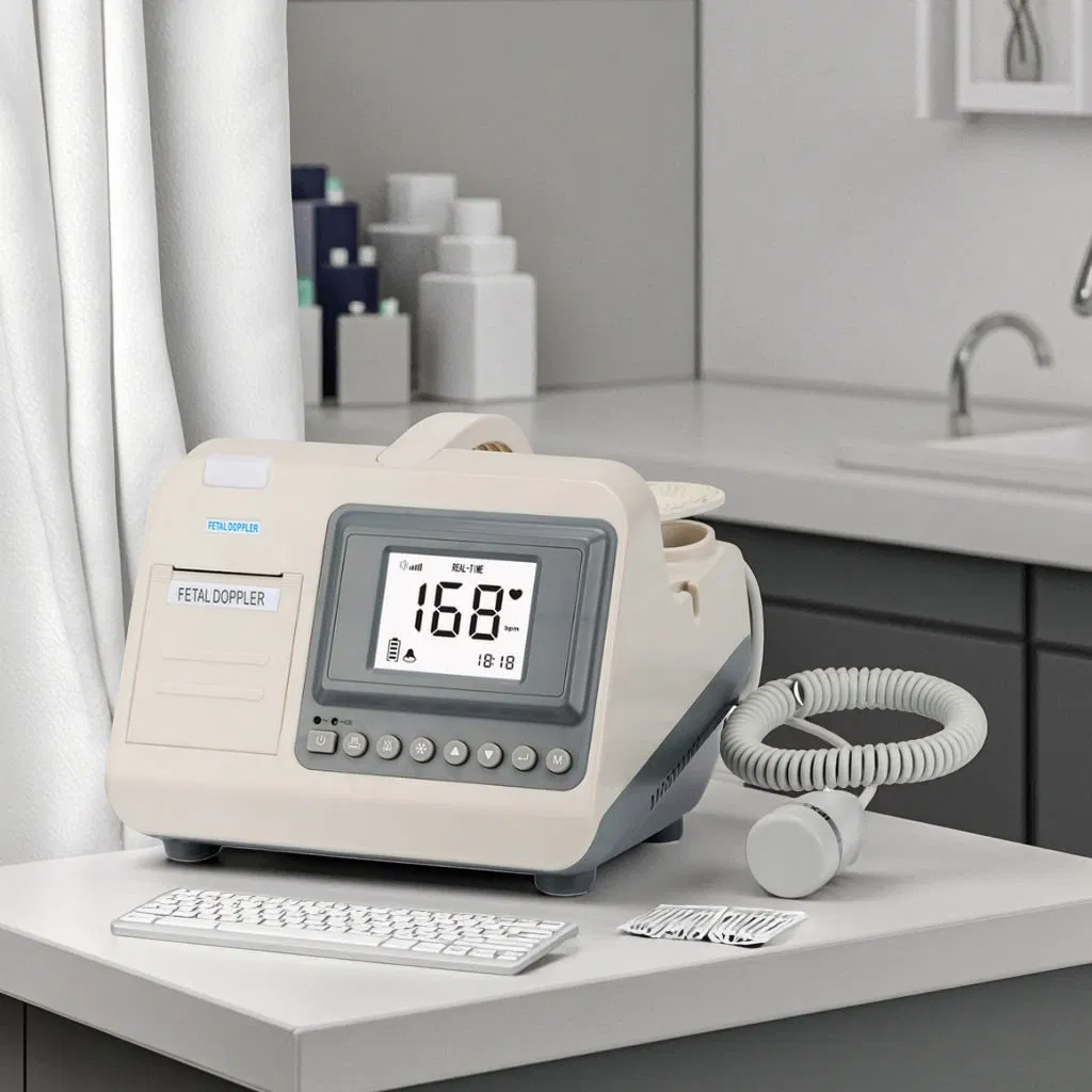 Portable Ultrasonic Doppler Monitor for Accurate Fetal Heart Rate Detection