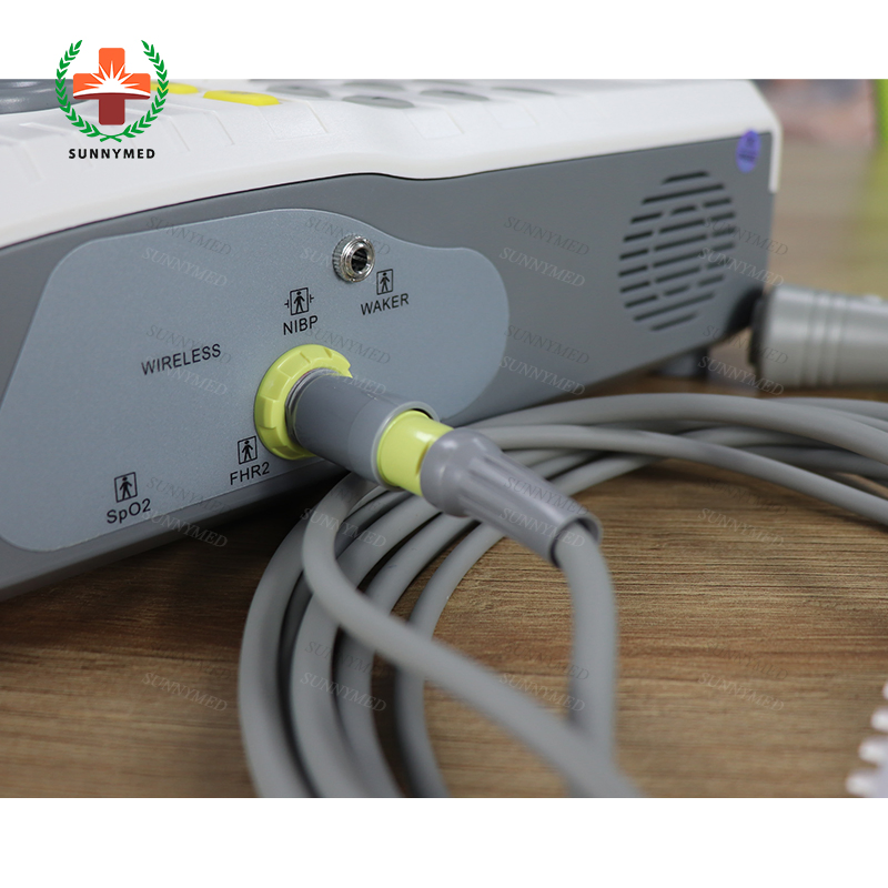 China Cheap Portable Fetal Heart Monitor 7 Inch Cardiotocography Ctg