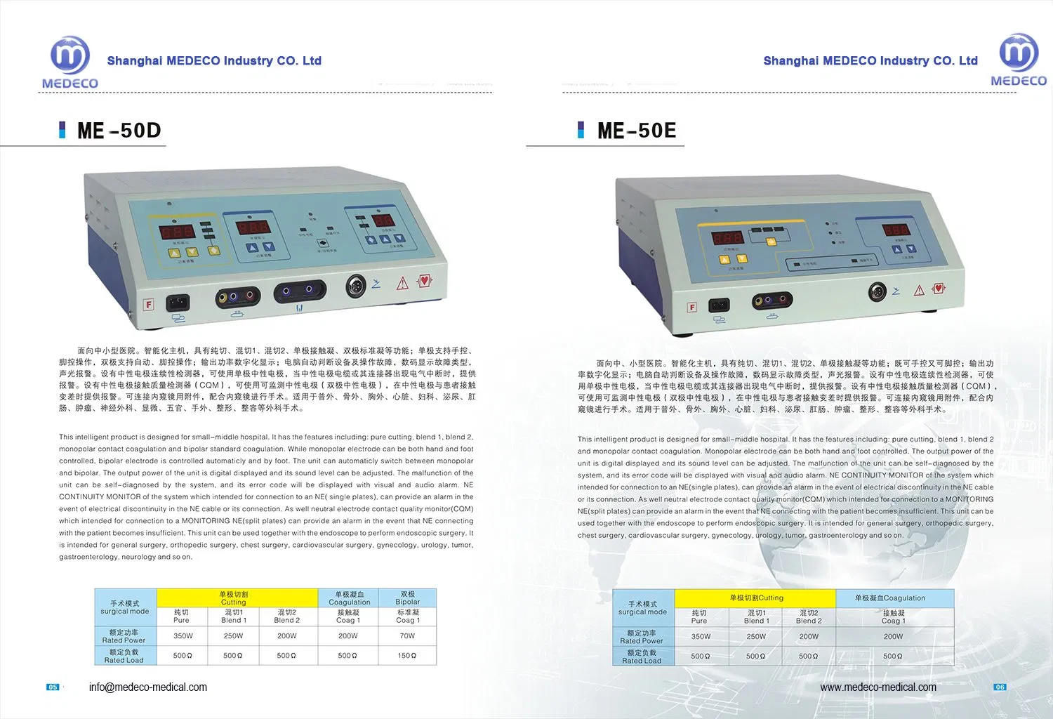 Me -50f High Frequency Electrosurgical Unit  Electrosurgical/Hf Surgical/Hf Electric