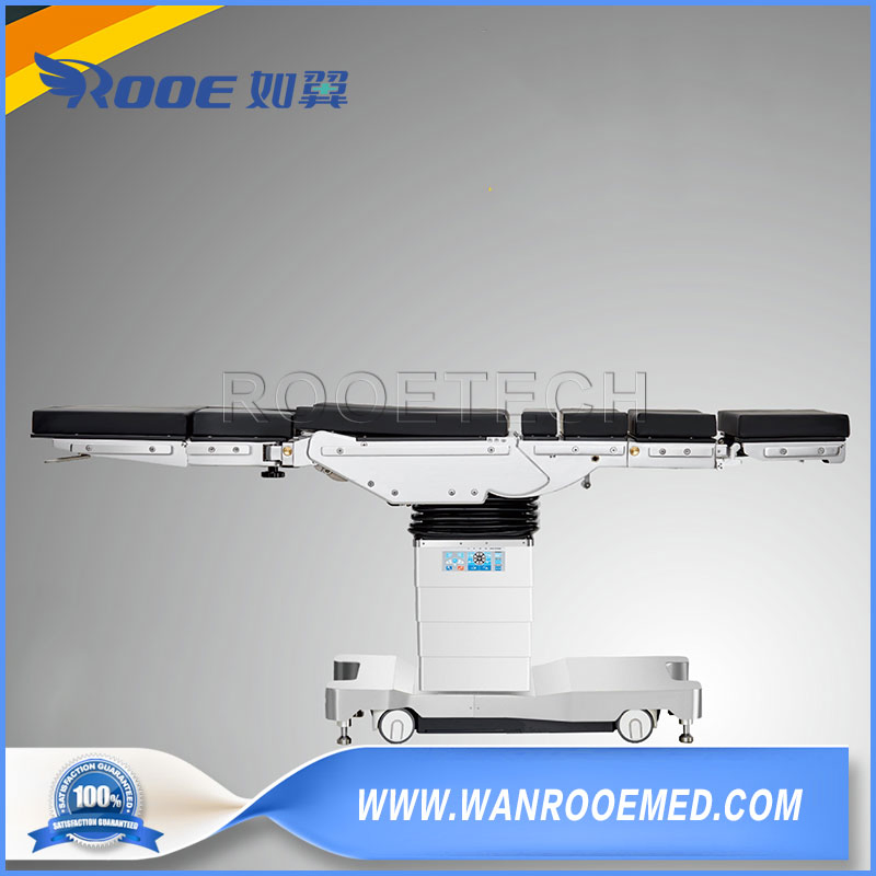 304 Stainless Steel 550-1050mm Low Position Operation Room Surgical Electric Hydraulic Operating Table