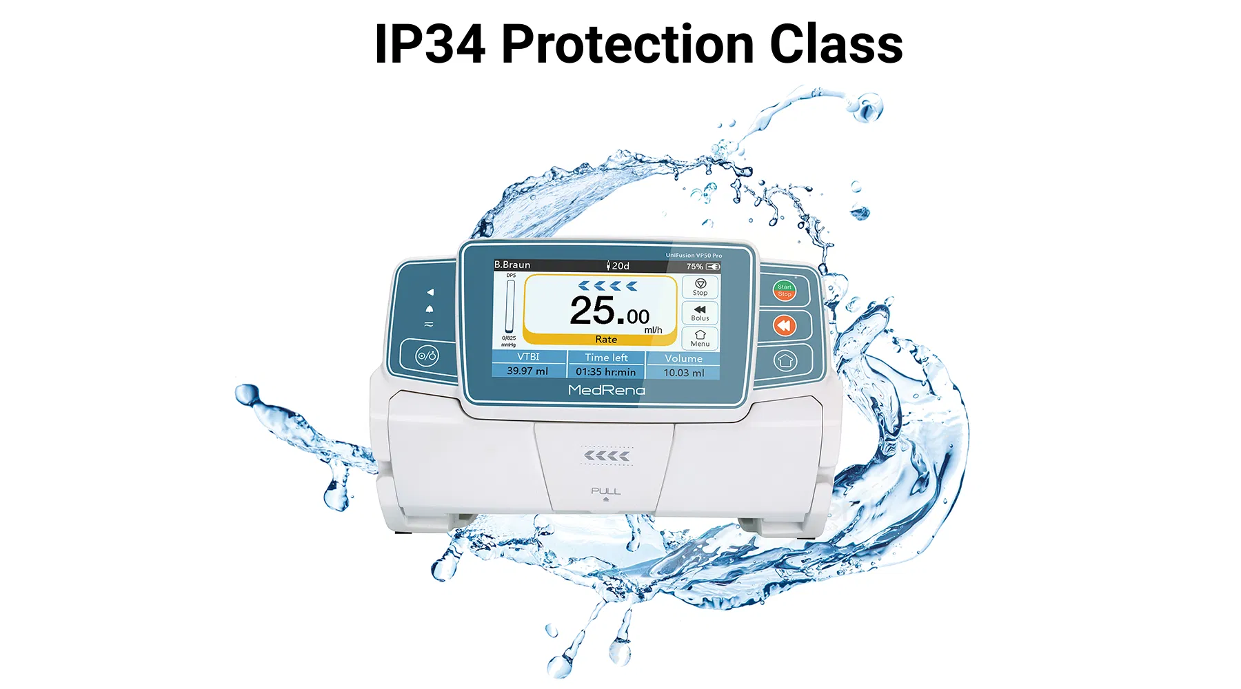 Micro Venous Multi-Parameter Ambulance Big Touch Screen Infusion Pump