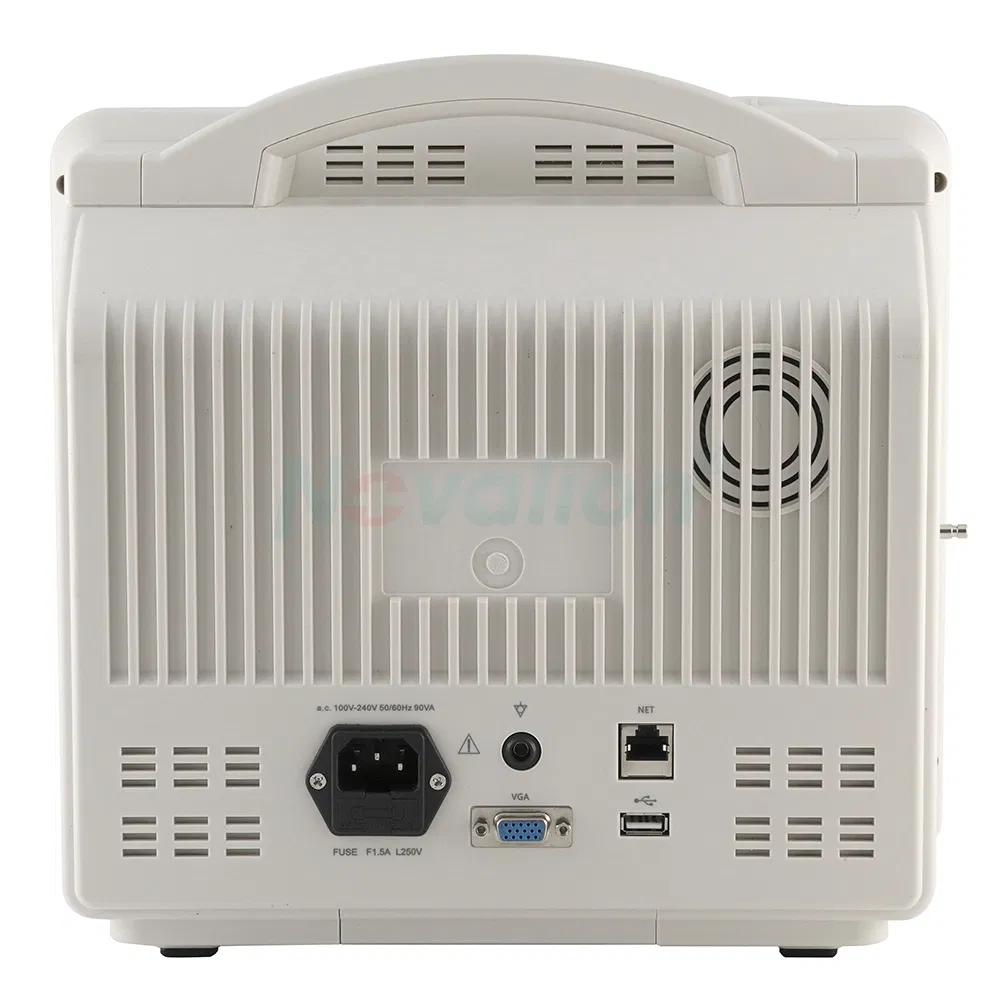 Hospital Multi Parameters Patient Monitor with ECG SpO2 Pr NIBP Temp Resp,12.1inch Screen,CE ISO13485,Medical ICU EKG Electrocardiograph Portable Multiparameter