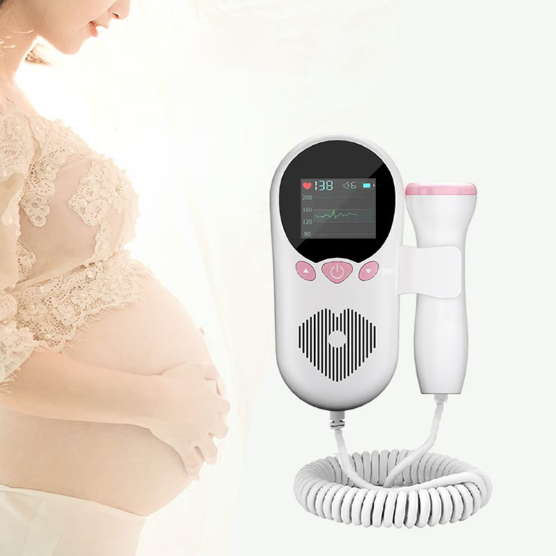 Pregnancy Home Medical Portable Fetal Heart Rate Doppler Detection Monitor