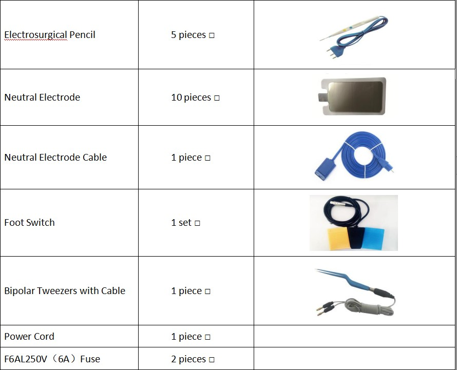 Bipolar Monopolar Coagulator Electrosurgical Unit Electrobisturi Diathermy Machine Surgical