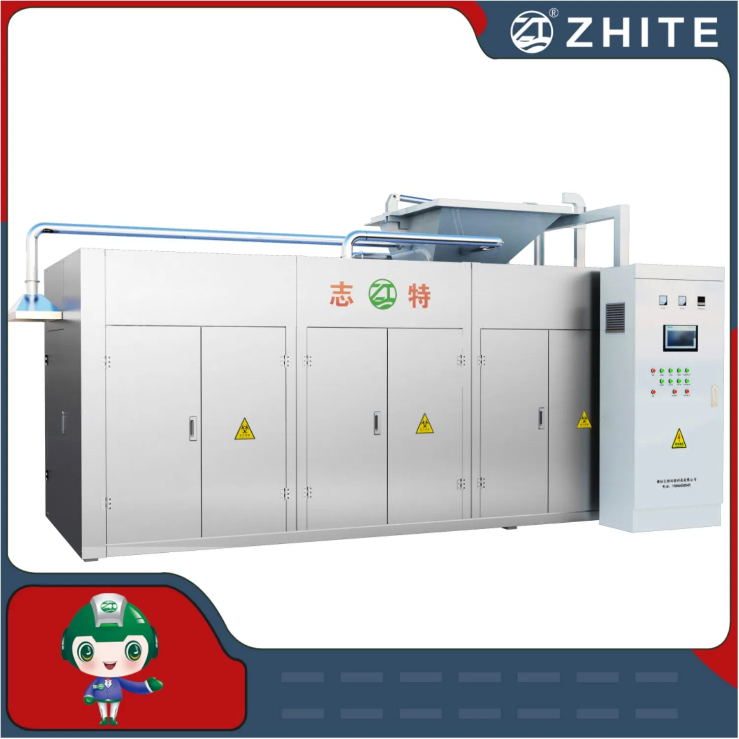 Fixed Type Disinfection/Sterilization Treatment Equipment for Hospital/Healthycare/Clinic Medical Waste