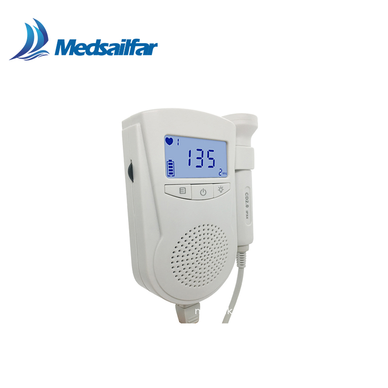 OEM Home Waterproof Detector Pocket Handheld Ultrasound Portable Baby Fetal Doppler Monitor