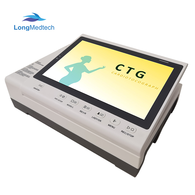 Medical LED Touch Screen Monitor Pregnant Woman Use Fetal Doppler Monitor for Baby