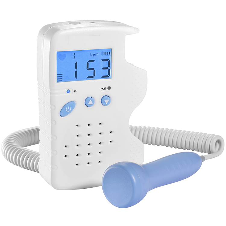 Gfd66bp Factory Price Ultrasound TFT Portable Heart Beat Rate Doppler Fetal Monitor for Baby