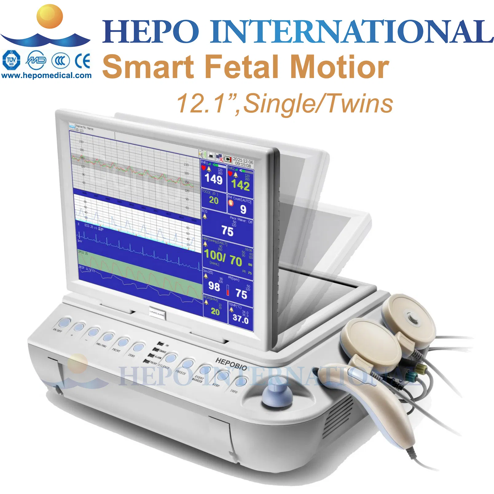 Chinese ICU Medical Surgical Operation Fetal Doppler Monitor