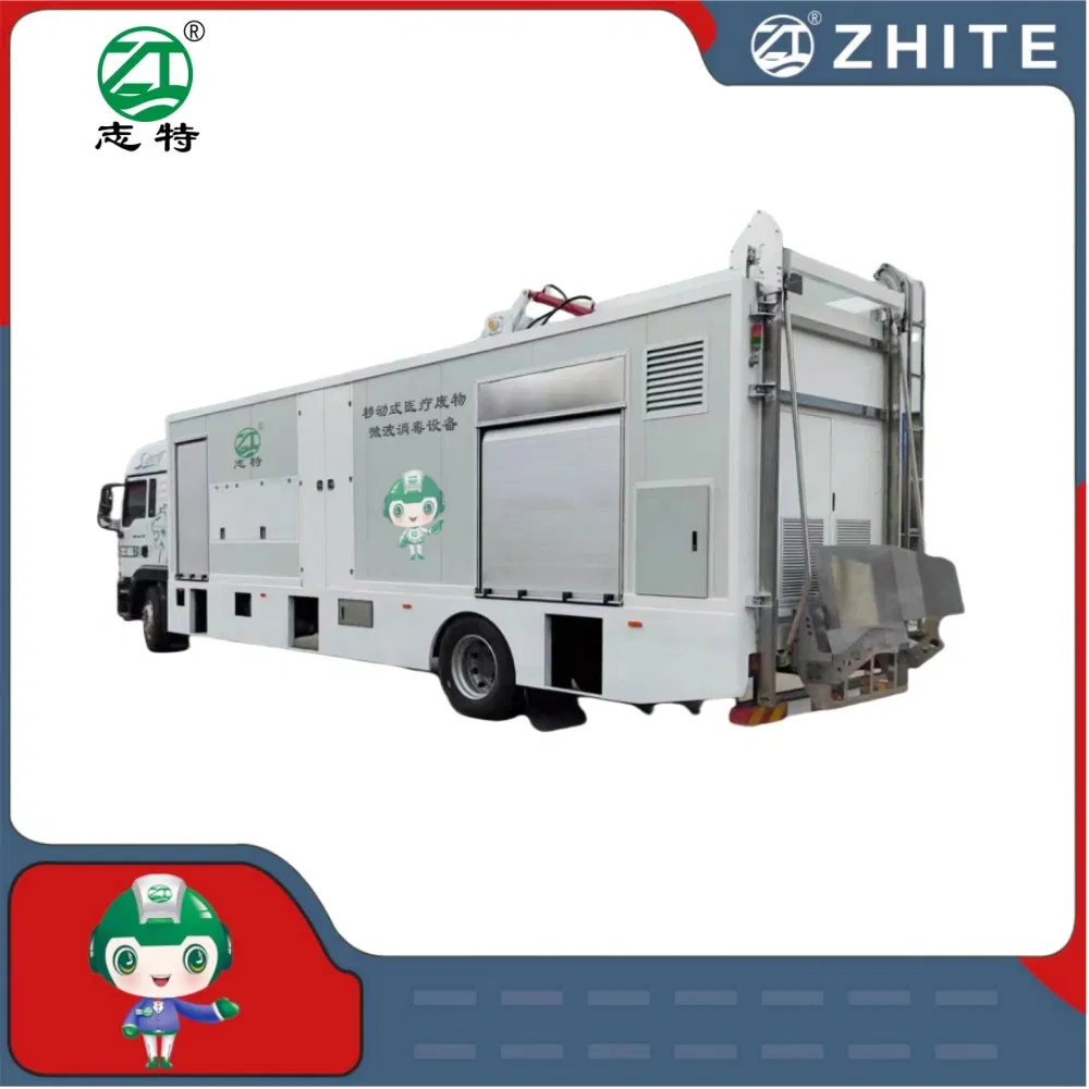 Hospital Medical Waste Microwave Sterilization Treatment Equipment with Certification