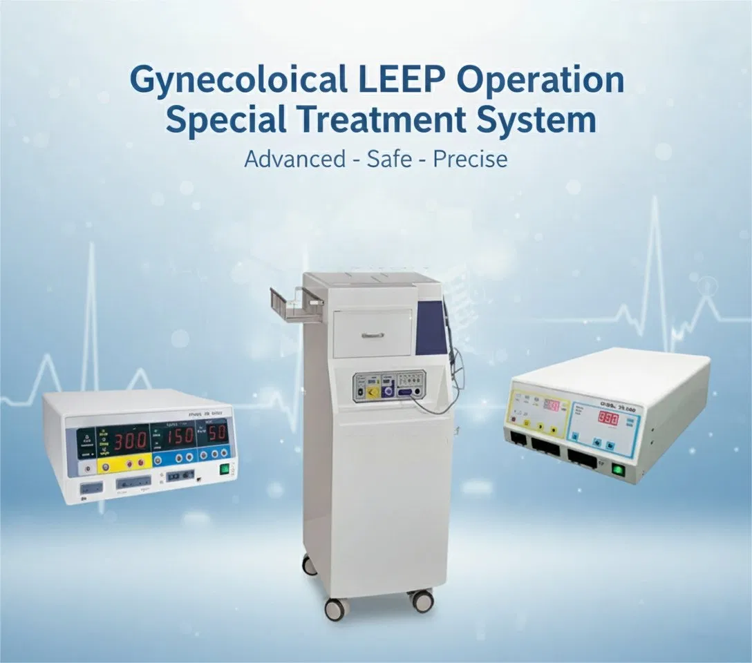 Advanced High Frequency Electrosurgical Unit Ginecologia Cutting Coagulation System General Surgery Laparoscopic Diathermy Machine Monopolar Bipolar Modes Leep