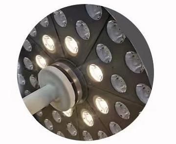 700/700 Double Dome Surgical Ceiling Light LED Medical Shadowless Operating Light