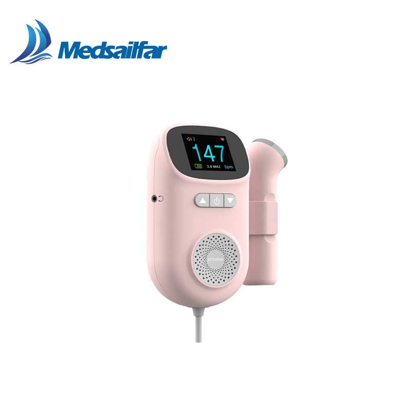 OEM Home Waterproof Detector Pocket Handheld Ultrasound Portable Baby Fetal Doppler Monitor