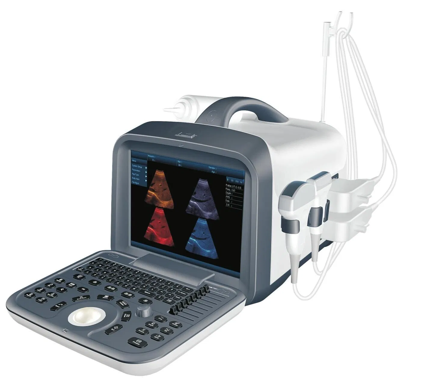PT6602 Hot Sale Portable Full Digital Ultrasonic Diagnostic System, Imaging Syetem with Ce Approved
