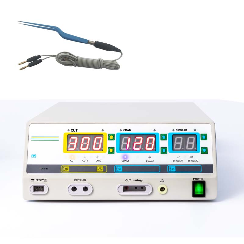 Bipolar Monopolar Coagulator Electrosurgical Unit Electrobisturi Diathermy Machine Surgical