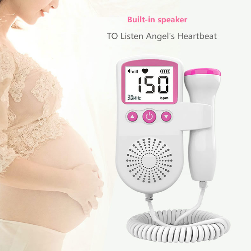 Pregnancy Home Medical Portable Fetal Heart Rate Doppler Detection Monitor