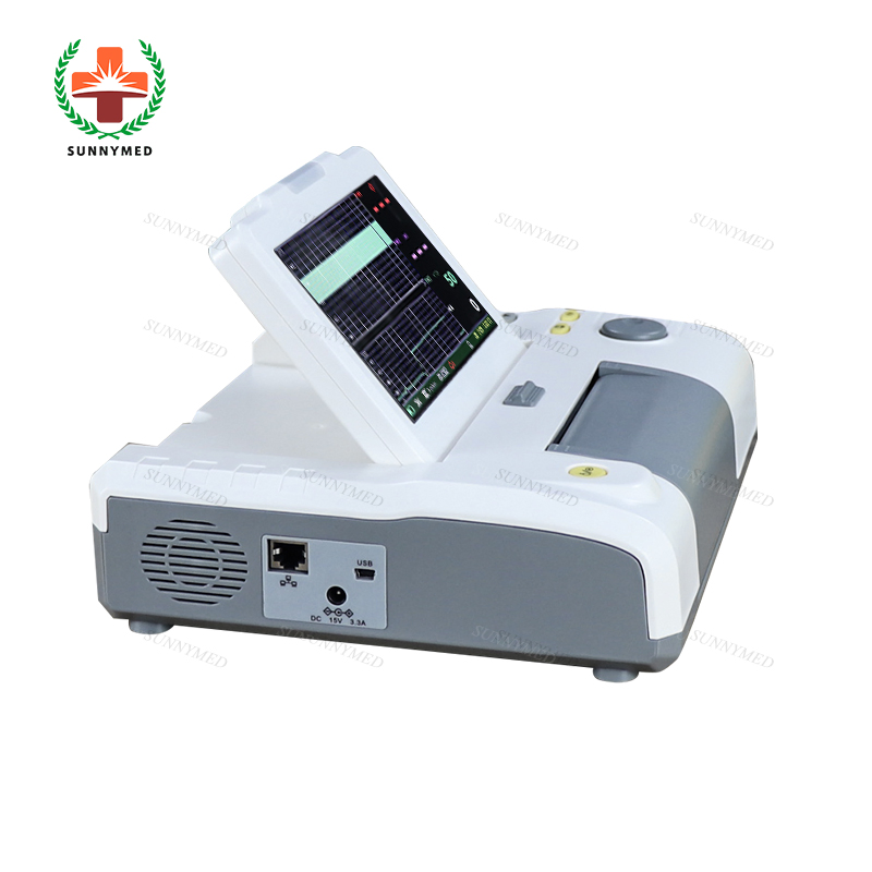 China Cheap Portable Fetal Heart Monitor 7 Inch Cardiotocography Ctg