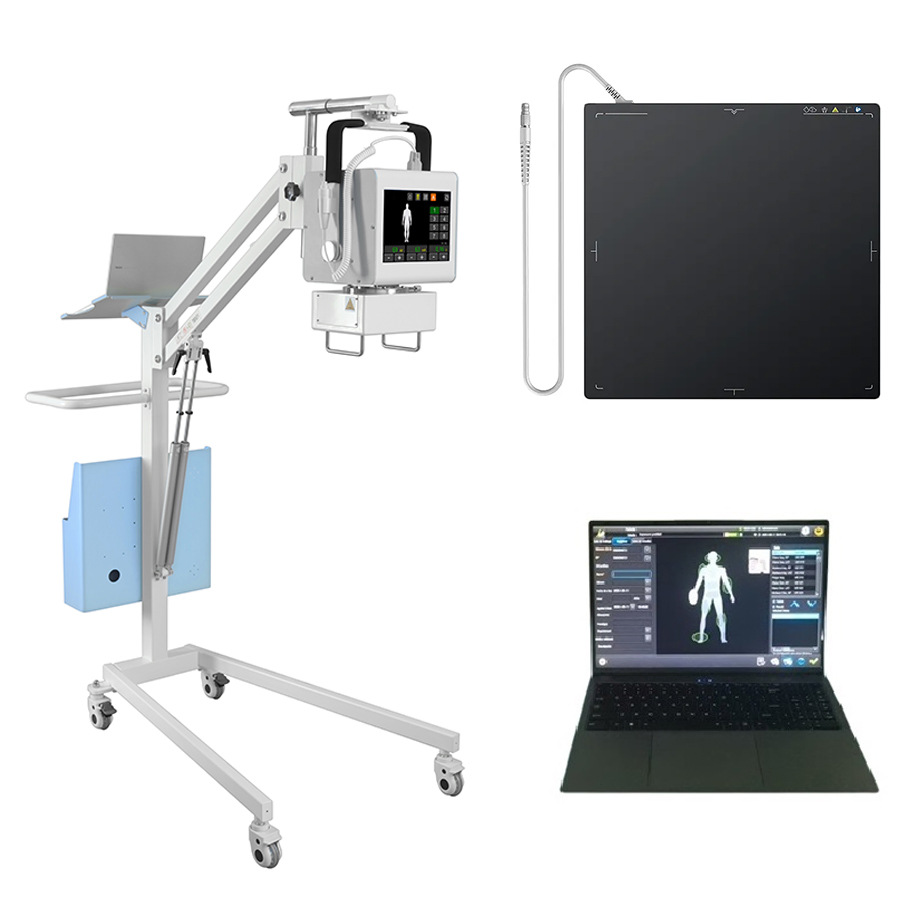 Portable Digital Medical Dr X-ray Machine for Human &amp; Veterinary Radiography Imagine