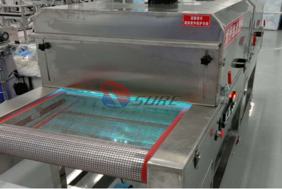 Tunnel Type Food UV Ultraviolet Sterilizer Low Temperature Disinfection and Sterilization Equipment