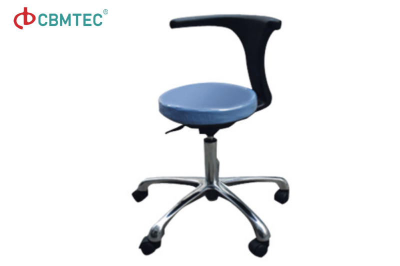 Hospital Examination Chair Gynecological Chair Treatment Table with Stirrups Professional Grade