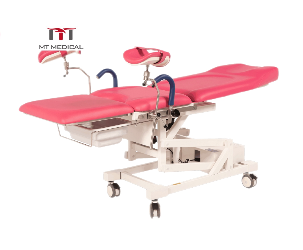 Mt Medical Manufacturer Electric Gynecological Examination Chair with Stirrup