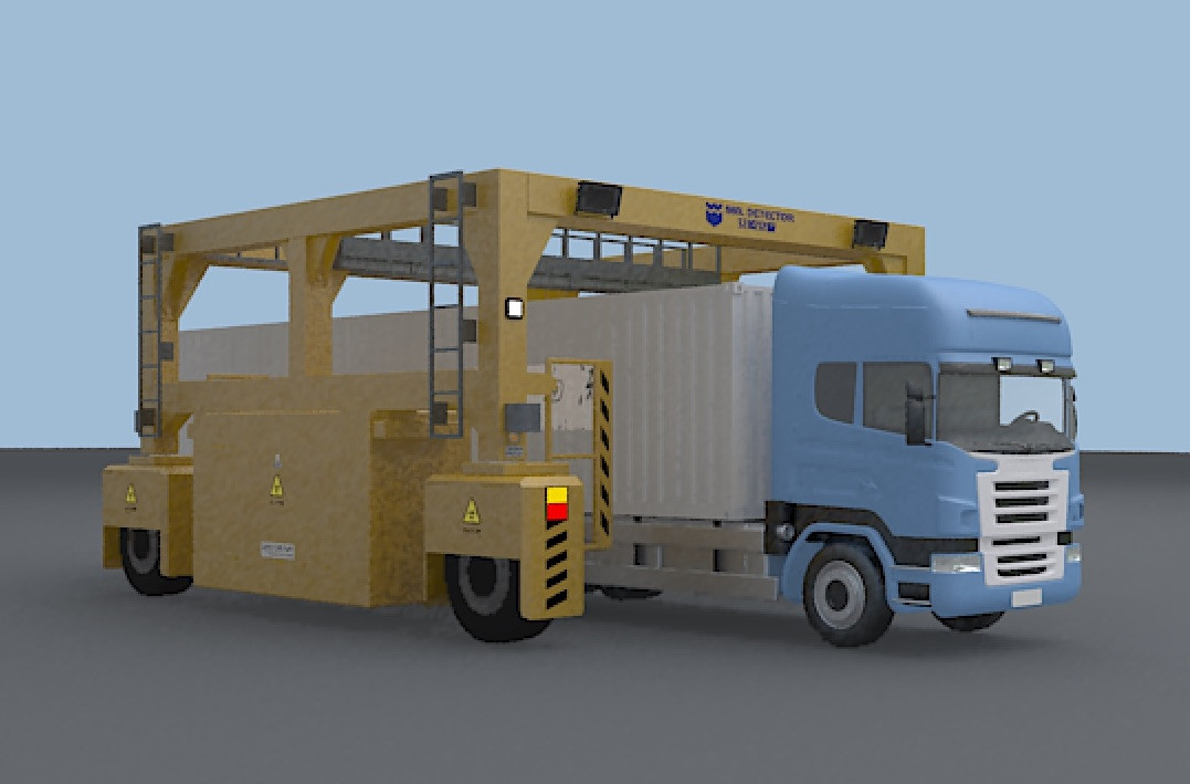 Wuhan Factory Hydraulic Drive Self-Propelled Container X-ray Scanning System MRI Scanner