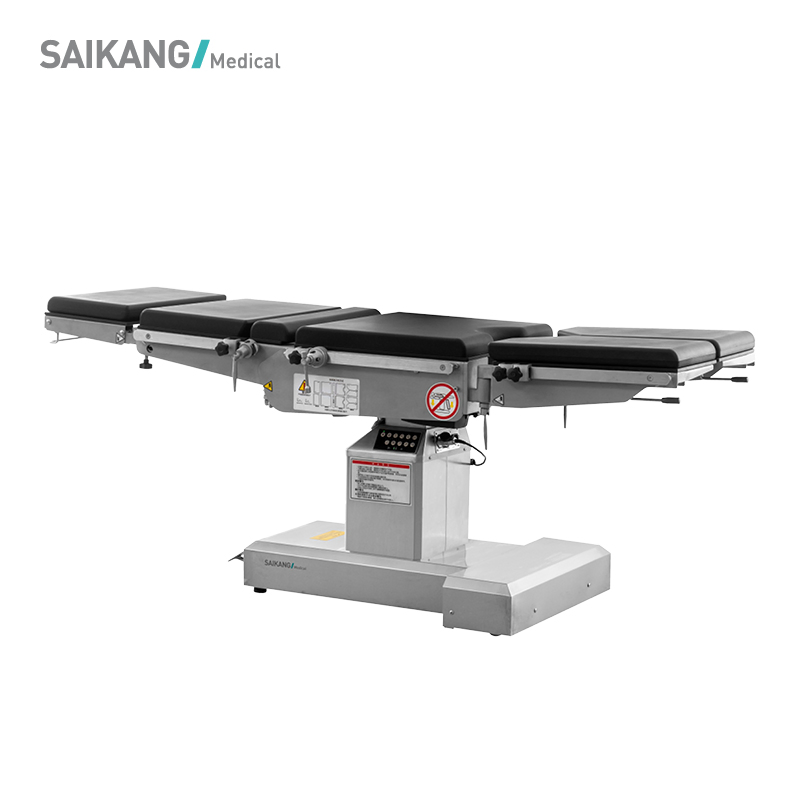 A301 Professional Stainless Steel Medical Treatment Equipment Multifunction Adjustable Electric Surgical Operating Table