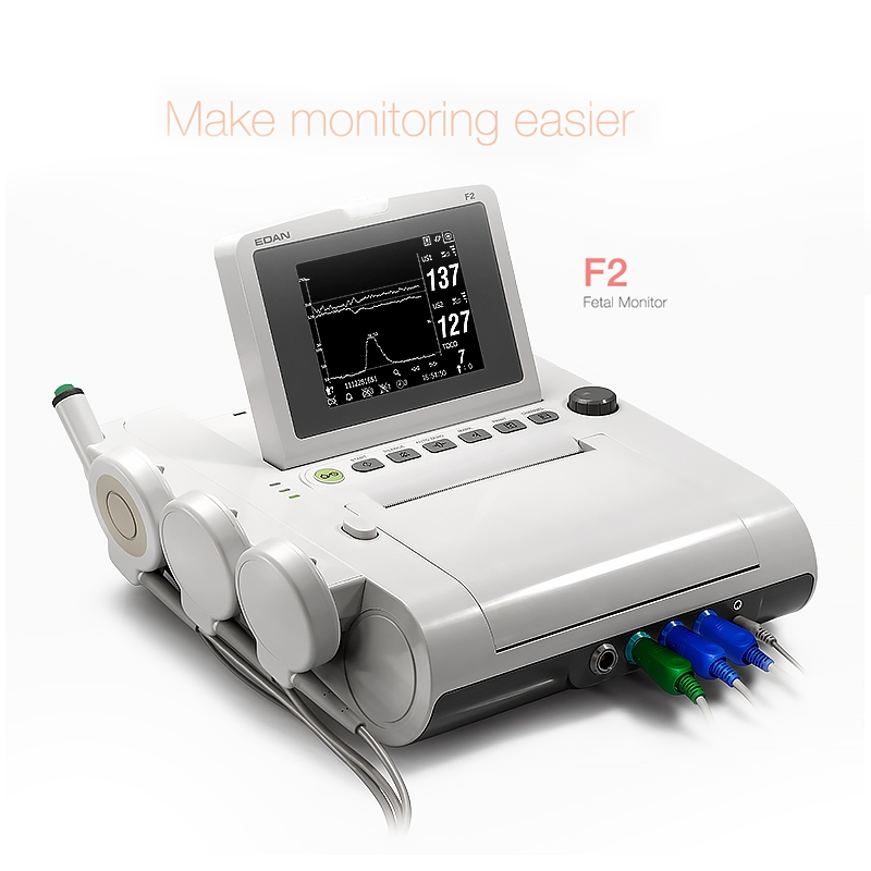 Edan-F2 Fetal Monitor Stainless Steel and Plastic with Resin Metal Components