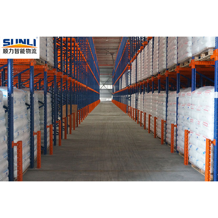 China Factory Heavy Duty Adjustable Steel Drive-In Pallet Racking Shelf Warehouse Drive-through Selective Pallet Stacking Racks