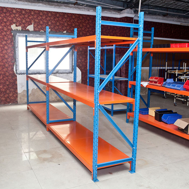 Long Span 5-Layer Industrial Shelf Rack with Corrosion Protection for Warehouse Storage