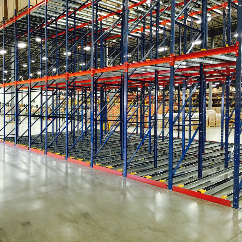 SUNLI Customizable Heavy Duty Gravity Pallet Racking 5-Layer ESD Protection Adjustable Steel Bolt Powder Coating Industrial Rack