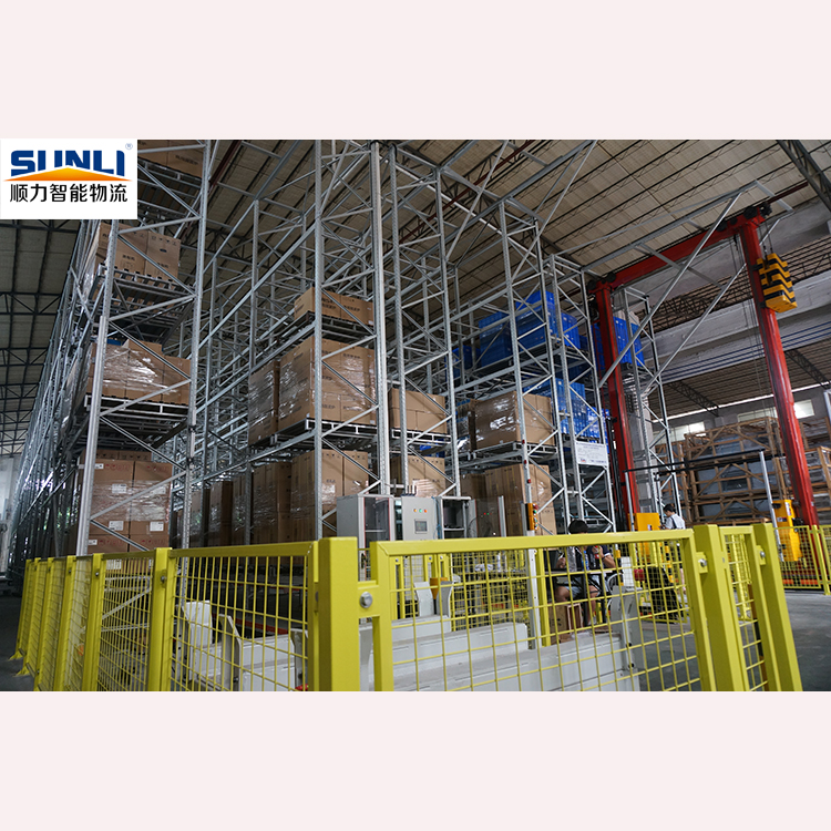 ASRS Automated Warehouse System for Industrial Logistics Heavy Duty Pallet Rack Alloy Steel Construction Zinc Galvanized Surface