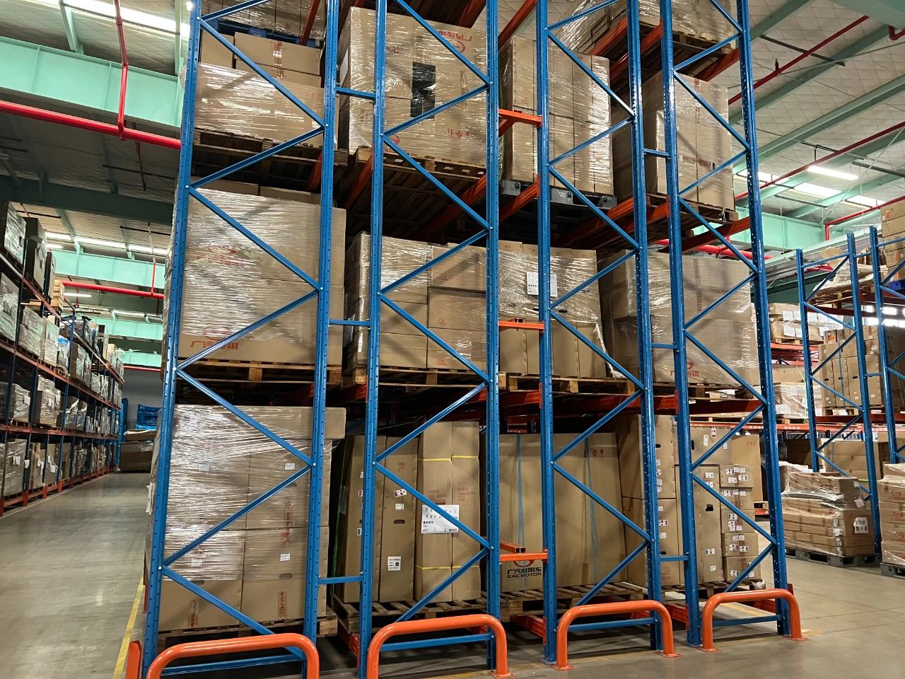 Selective Pallet Racking 5 Layer Heavy Duty Steel Adjustable Stacking Rack Shelves