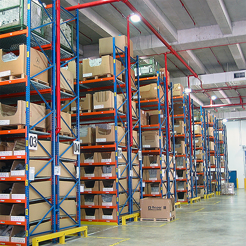 Heavy Duty Selective Pallet Steel Rack Powder Coating ESD Protection Bolted Frame High SKU/Pallet Storage Stacking Racks Shelves