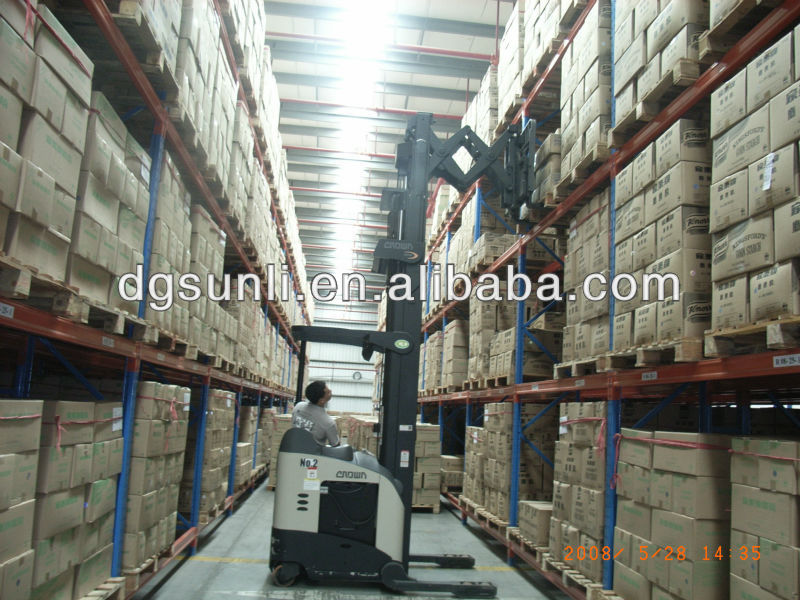 Heavy Duty Steel Powder Coated Multi-Layer Warehouse Stacking Rack Selective Pallet Racking High-Density