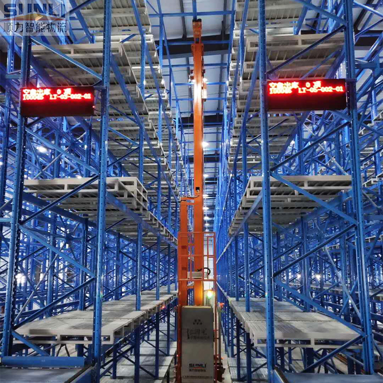 Heavy Duty Steel Automated Storage and Retrieval System (ASRS) Pallet Racks for Smart Warehouse with High Capacity