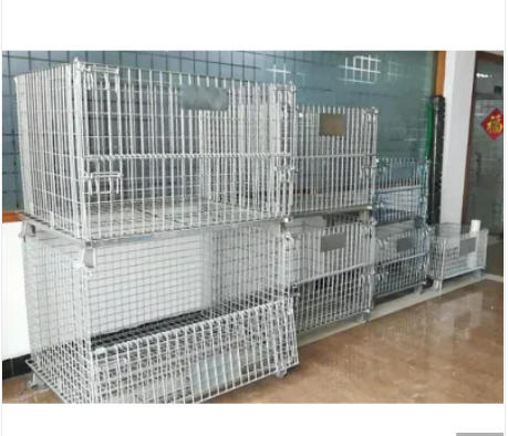 Delivery of Folding Metal Wire Mesh Storage Cage