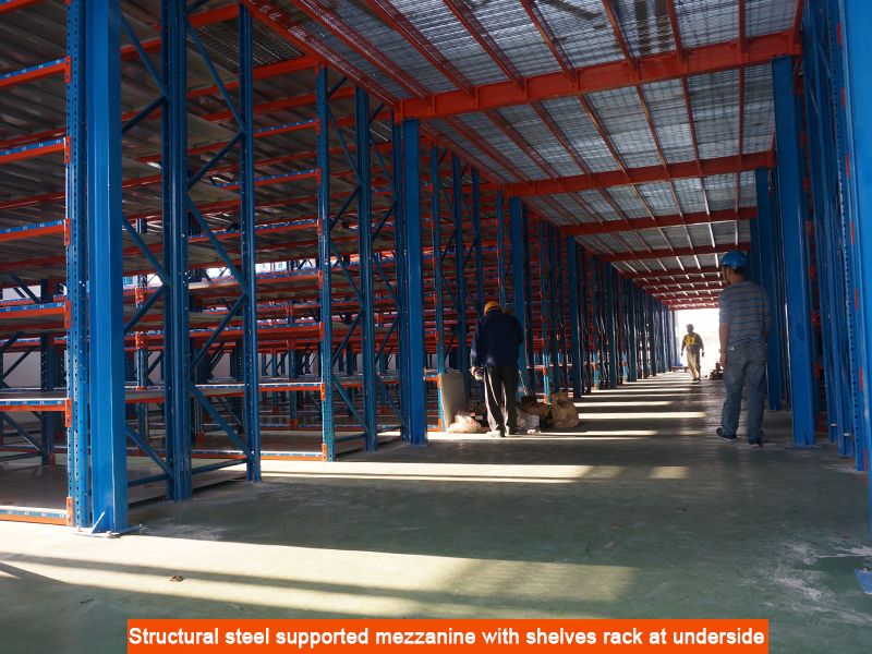 China Factory Industrial Warehouse Mezzanine Platform Racking Steel Structure Multi-Mezzanine with Lifting or Stair Equipment