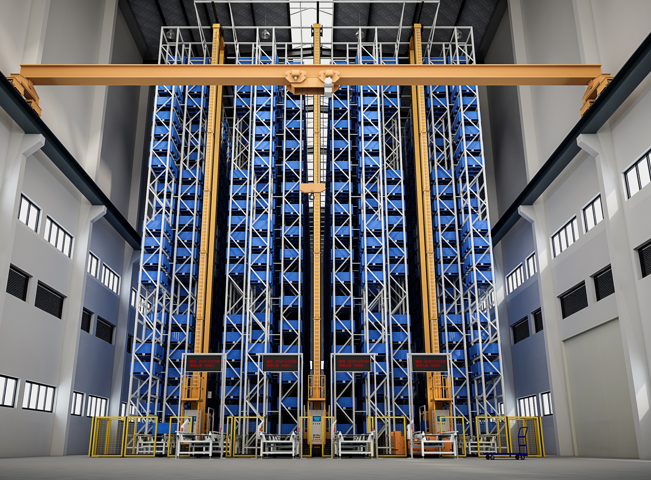 China Factory Warehouse Automated Storage and Retrieval System AS/RS Multi-Level High-Density Automatic Stacker Storage Solution