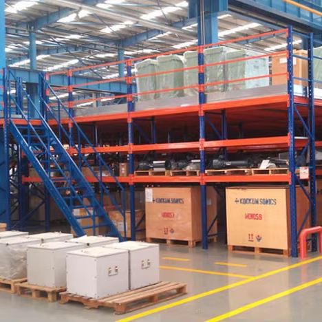 China Manufacturer Warehouse Mezzanine Floor Steel Storage Multi-Level Industrial Rack Customized Heavy-Duty Selective Platform