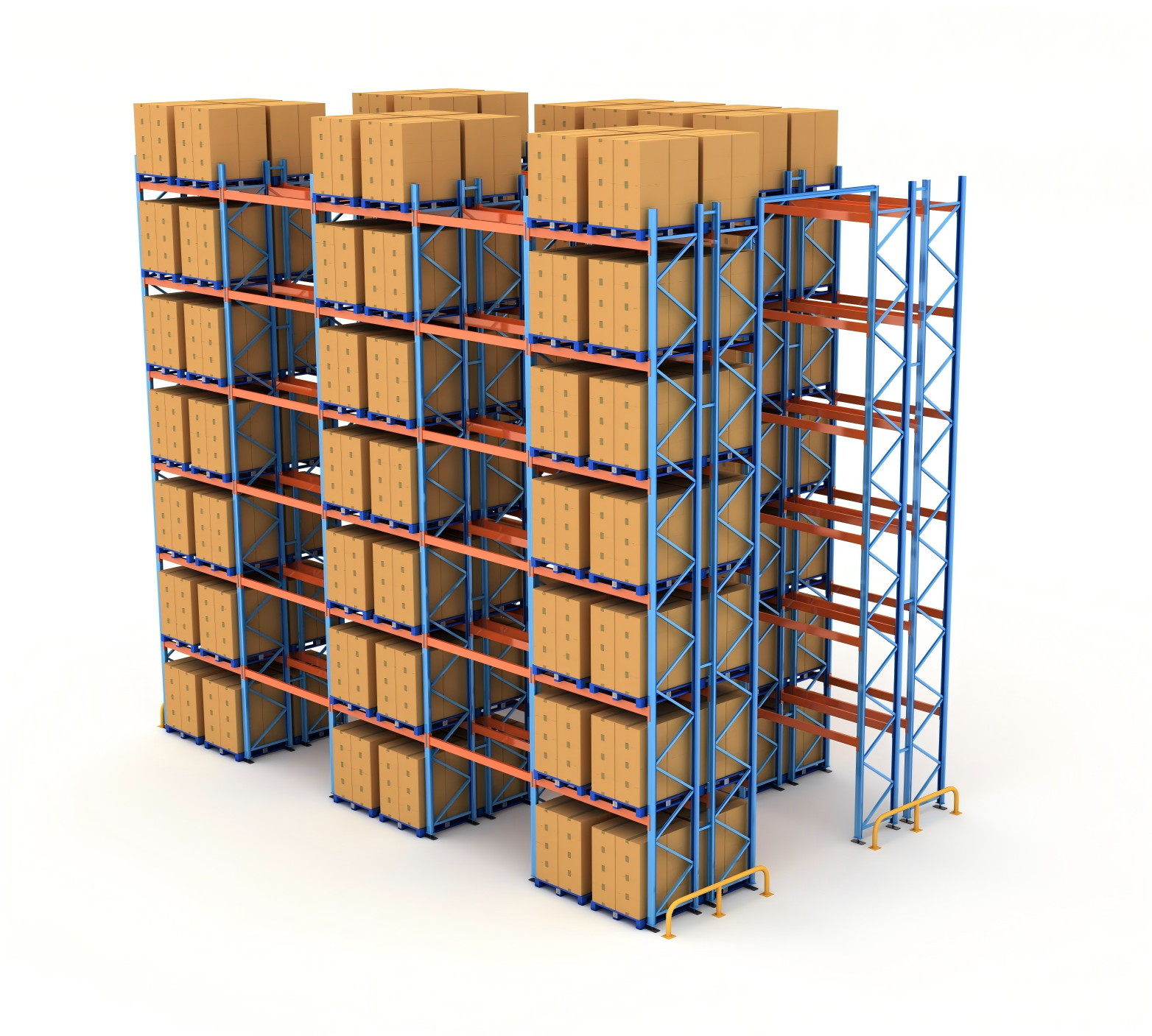 Factory Selling Industrial Heavy-Duty Steel Warehouse Pallet Storage Racks Multi-Layer Selective Pallet Racking Shelves System
