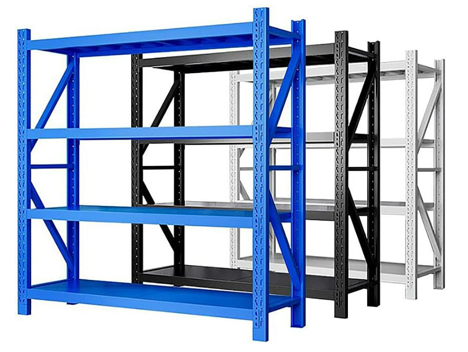 Detail View of Adjustable Storage Shelves